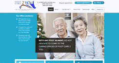 Desktop Screenshot of footcare2you.com